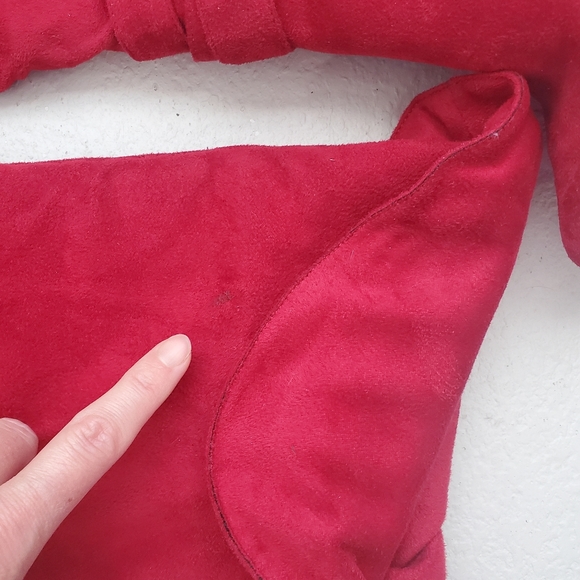 Red heeled boots, 7.5 - Picture 4 of 5